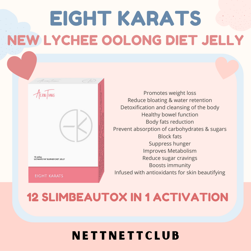 New Eight Karats Lychee Oolong Ultimate Fat Burner Diet Jelly